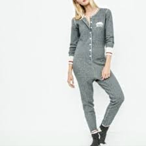 Roots Grey Onesie Small - Picture 1 of 7